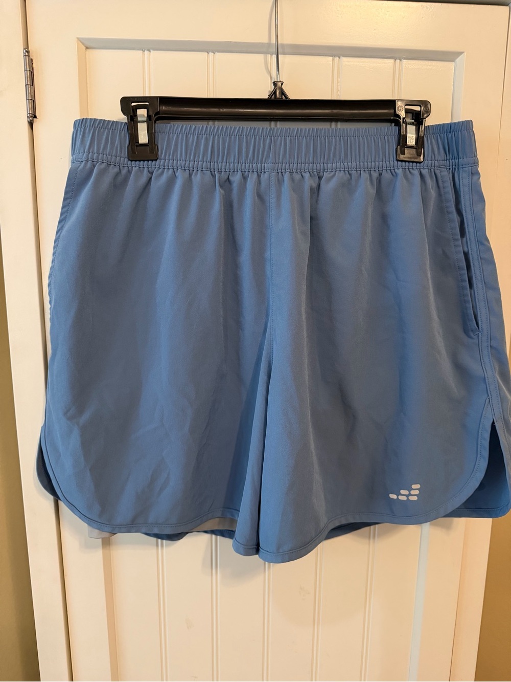 BCG Men’s Running Shorts Blue Gray L Lined Athletic